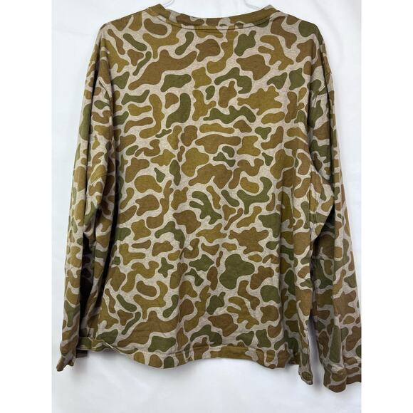Alaskan Hardgear Mens Size 2XL Olive/Tan Camo Print Standard Fit Long Sleeve Tee - Picture 6 of 6